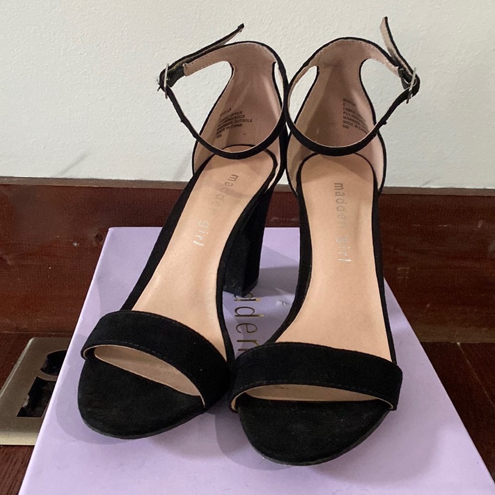 Black high heels